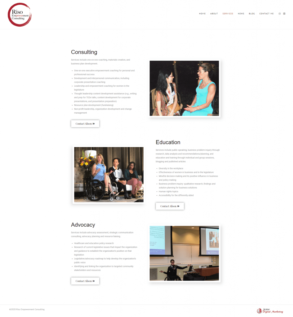 Website Design Consultant