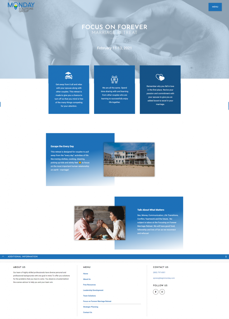 Consultant Website Redesign 3